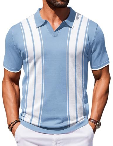 Herren Retro-Print Kurzarm-Shirt