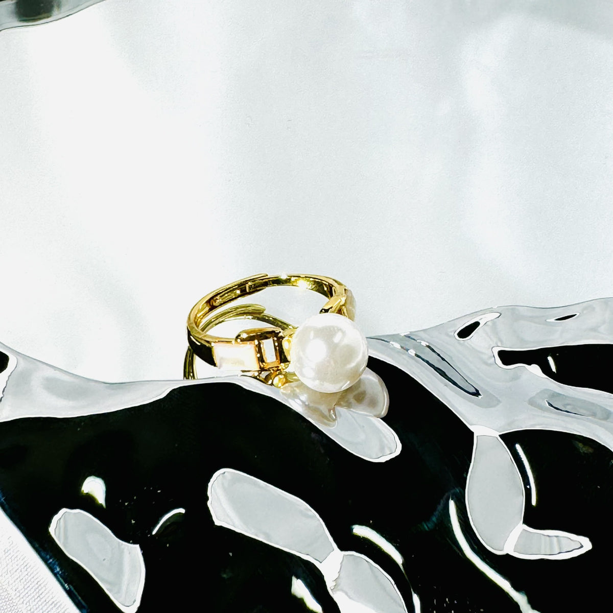 Damen Ring mit Süsswasserperle – Bild 3 | LuxeStyle