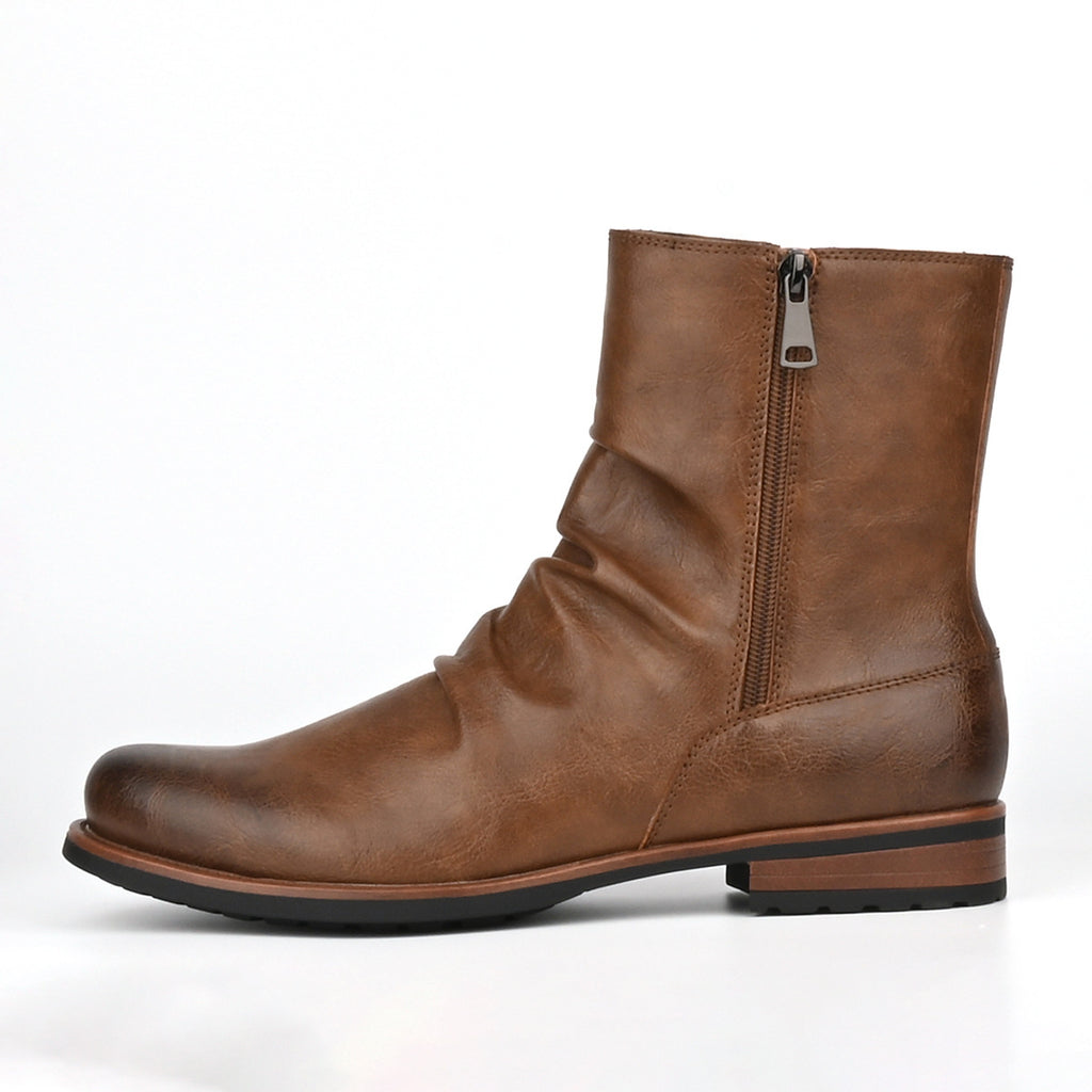 Herren Casual Boots mit Reissverschluss
