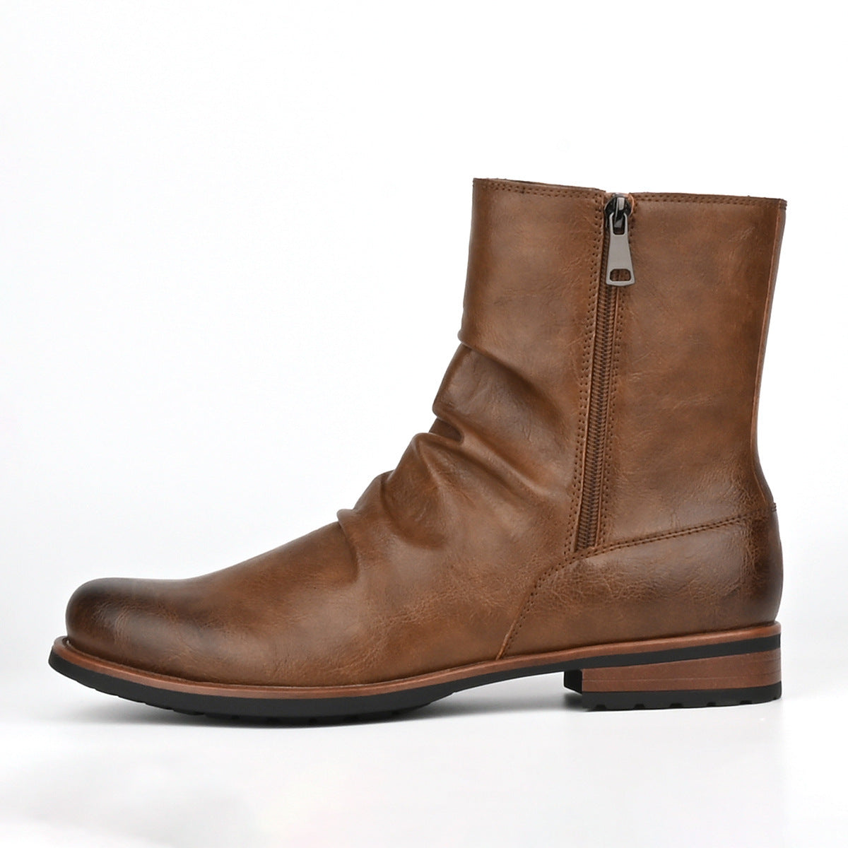 Herren Casual Boots mit Reissverschluss