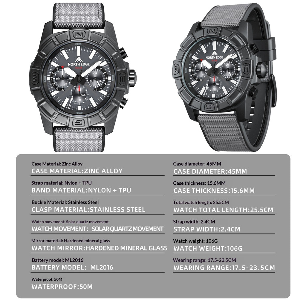 Schwarze Quarz-Uhr für Outdoor – Bild 6 | LuxeStyle