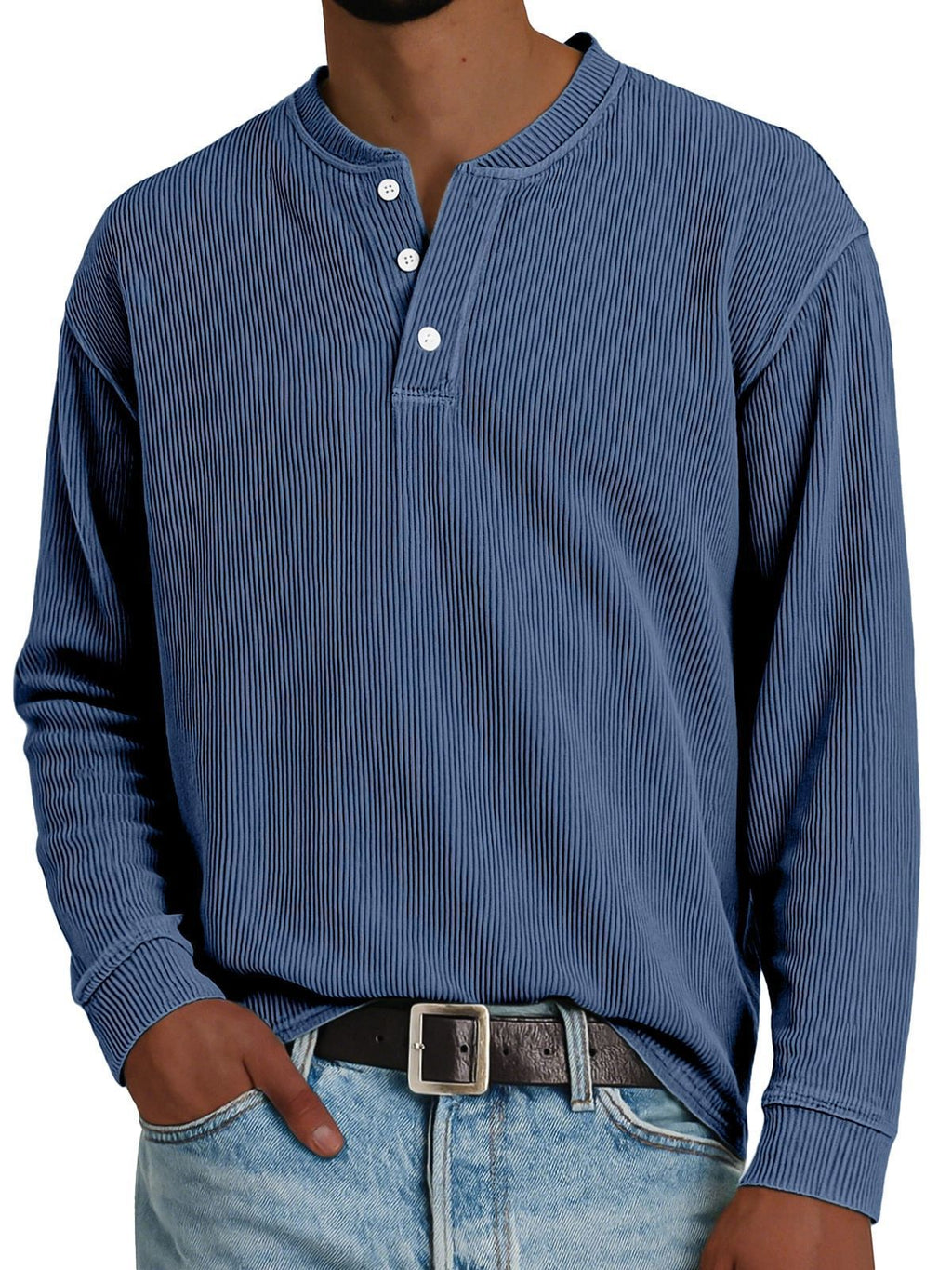 Langarm-Pullover aus Baumwolle – Bild 12 | LuxeStyle