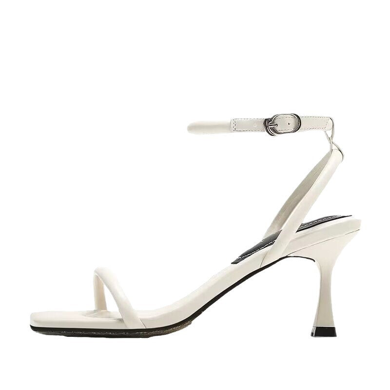 Einriemen-Sandalen mit weicher Sohle für Damen Sommer