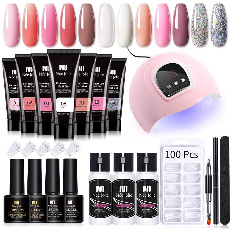 Crystal Quick-Dry Verlängerungsgel Set 15ml