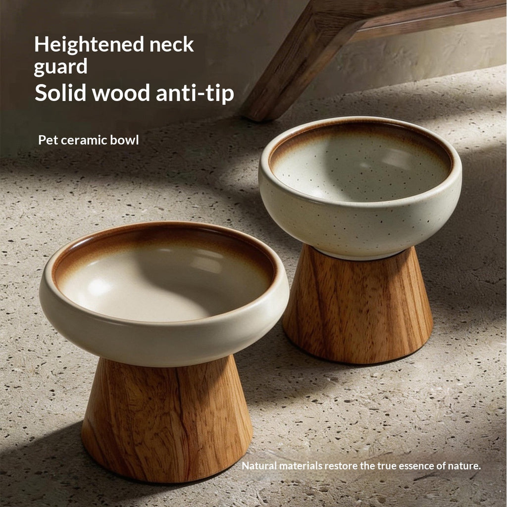 Keramische Futternapf mit Holzsockel – Bild 6 | LuxeStyle