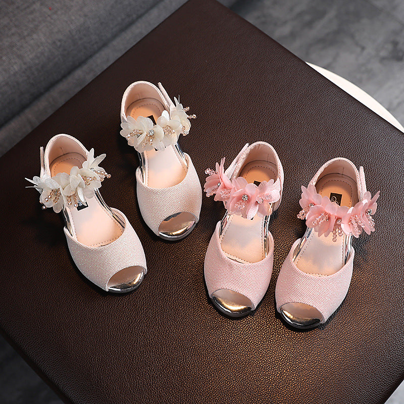 Sommer-Sandalen mit Blumen-Design für Kinder