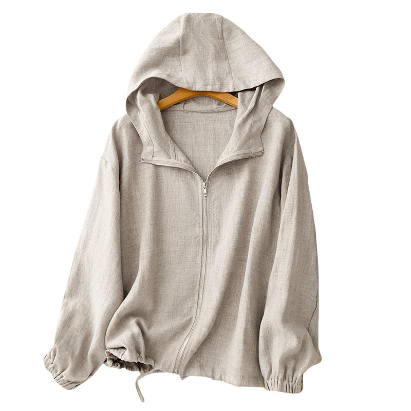 Leichter Trenchcoat-Bluse mit Fledermausärmeln