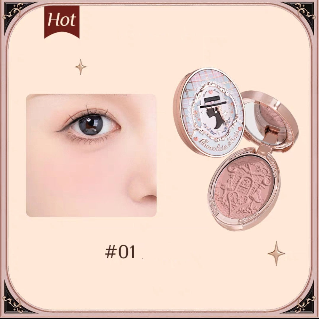 Geprägtes Puder-Blush «Chocolate Store» – Bild 2 | LuxeStyle