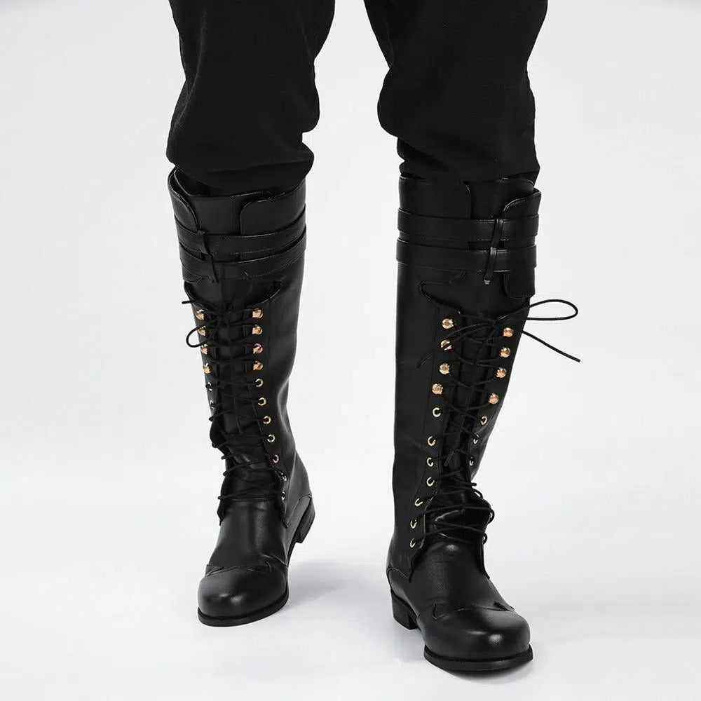 Hoher Herrenstiefel mit niedrigem Absatz – Bild 9 | LuxeStyle
