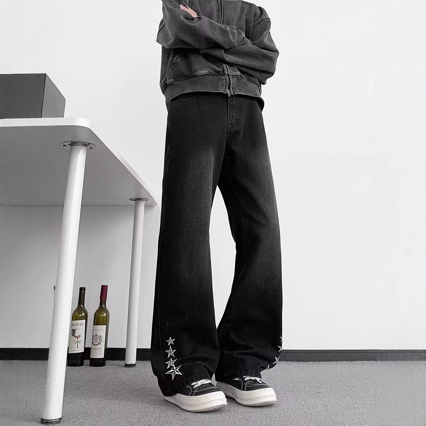 Gestickte Jeans