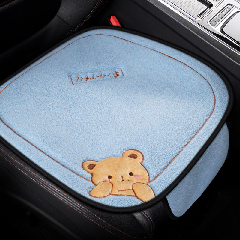 Auto-Sitzkissen-Set aus Plüsch – Bild 2 | LuxeStyle