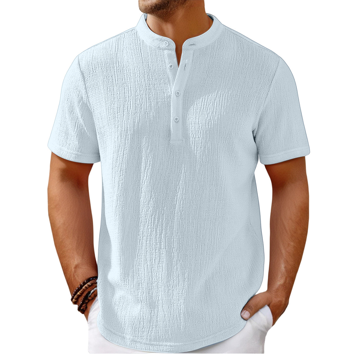 Herren Leinenhemd gestreift – Bild 10 | LuxeStyle