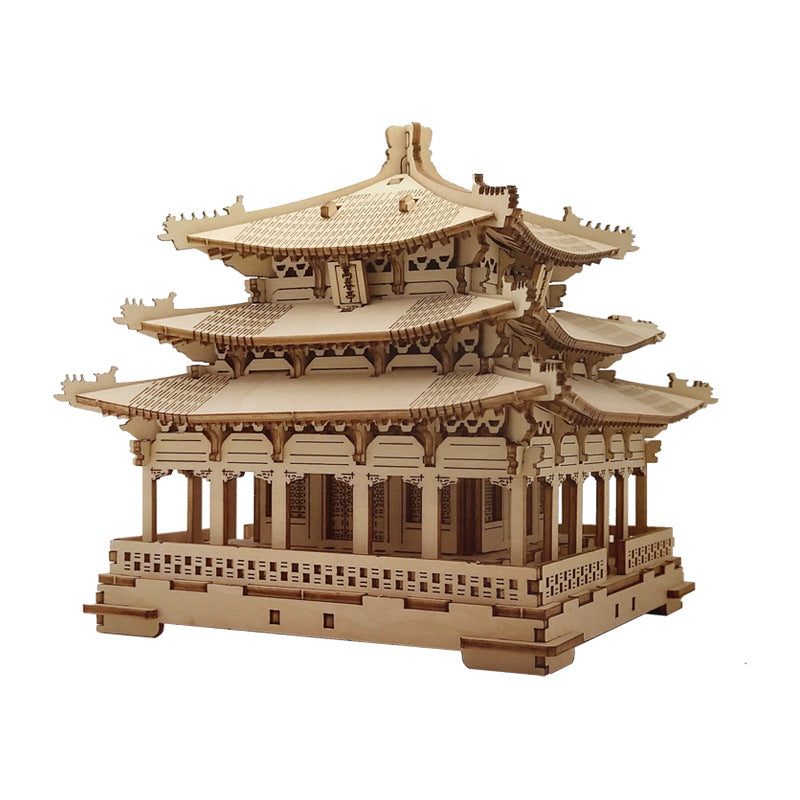 Holz-Puzzle Wanchun Pavillon – Bild 2 | LuxeStyle
