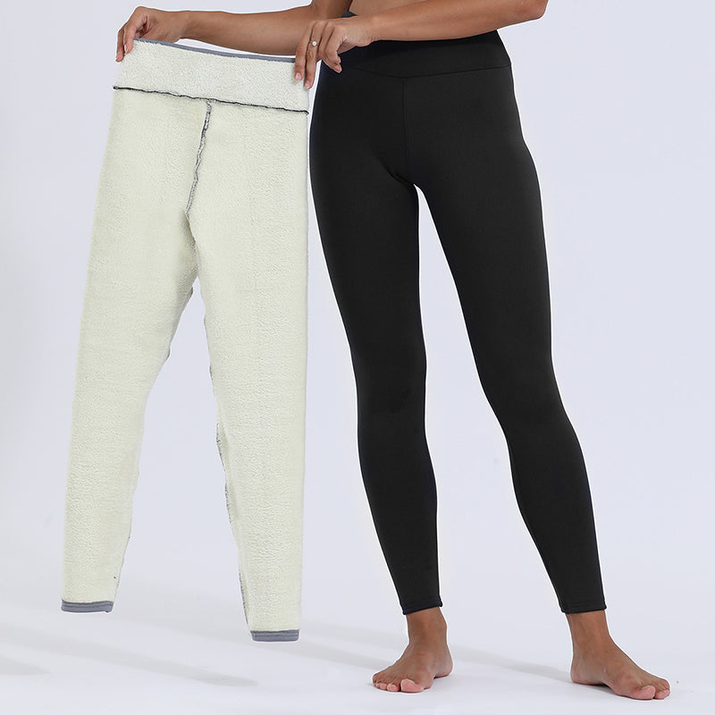 Warme Lammkaschmir Leggings für den Winter