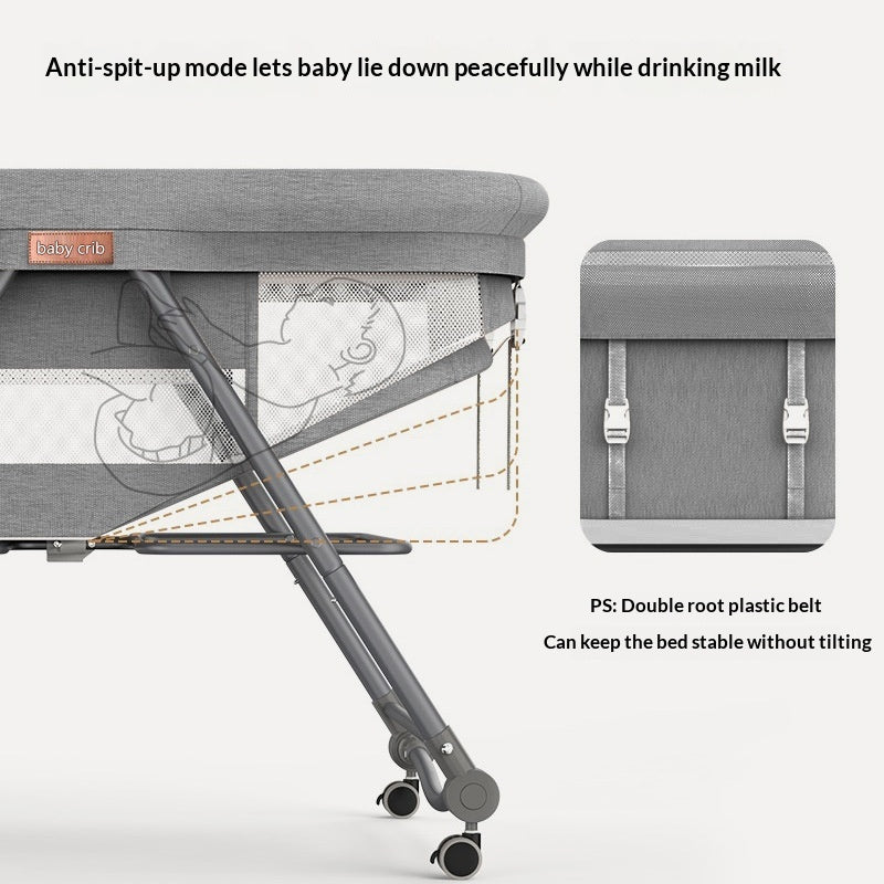 Faltbares Babybett mit Höhenverstellung