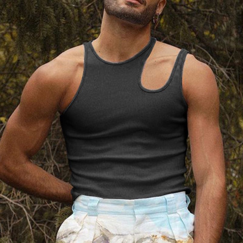 Herren Camisole Unterhemd Slim-Fit
