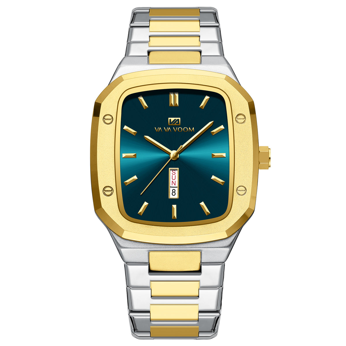 Business Armbanduhr mit Dual-Datum und Stahlband | LuxeStyle