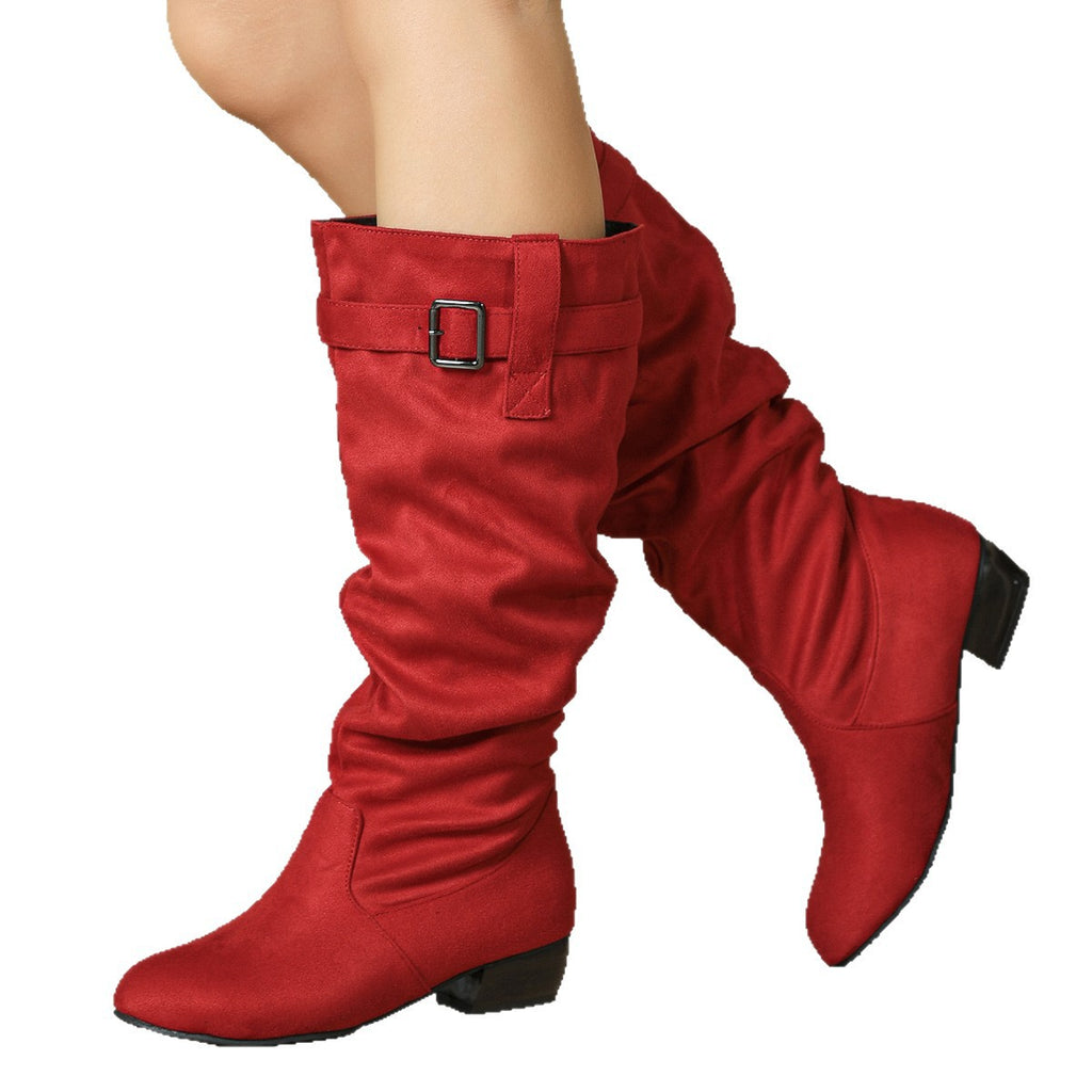 Retro vielseitige spitze Stiefeletten