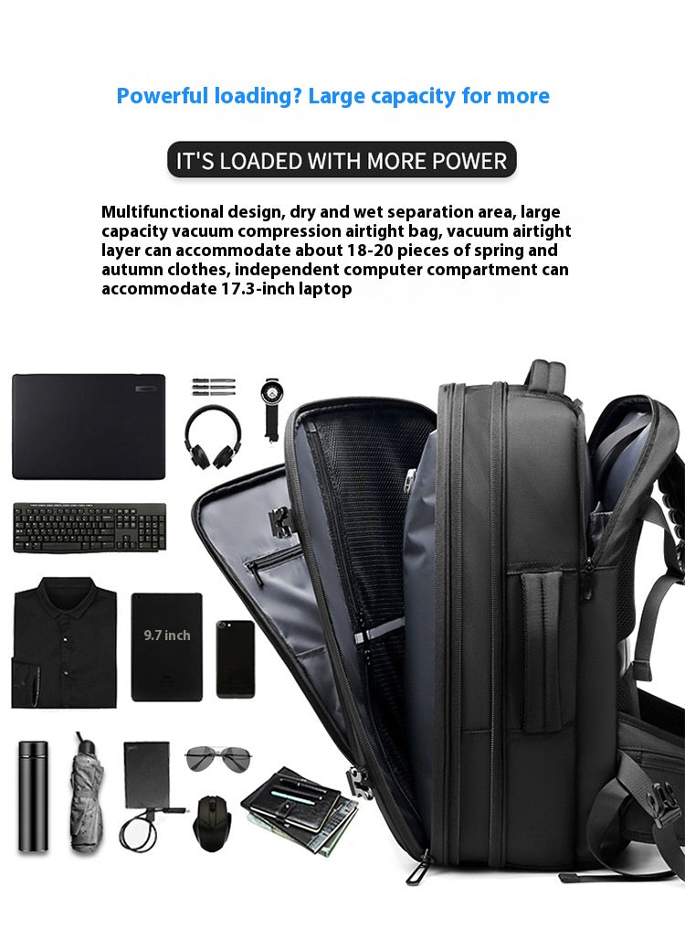 Grosser Multifunktionaler Business Rucksack – Bild 8 | LuxeStyle