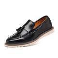 Vintage-Lederimitat Herrenschuhe