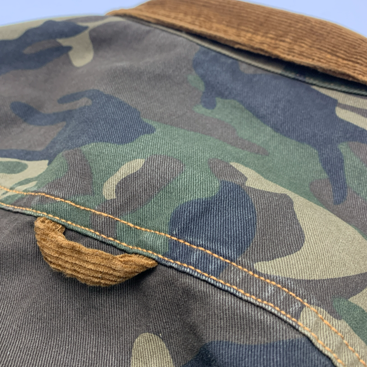 Retro Camouflage Cordhemd für Herren – Bild 3 | LuxeStyle