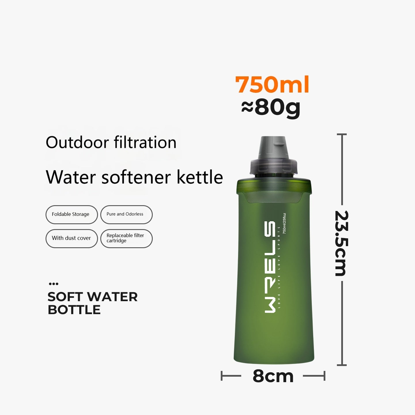 Wasserreiniger-Flasche