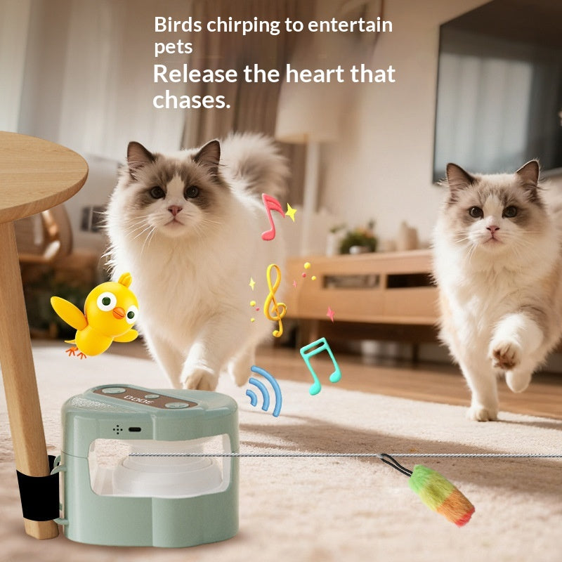 Elektrischer Katzenspielstab mit Sound
