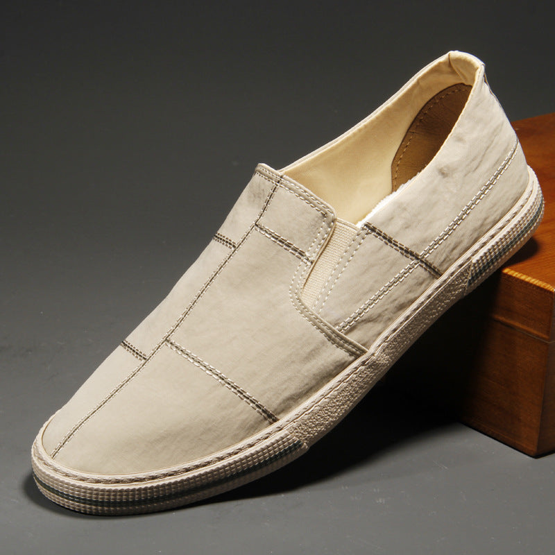 Herren Slip-on Canvas Schuhe – Bild 7 | LuxeStyle