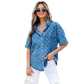 Kariertes Denim-Hemd im Vintage-Stil – Bild 6 | LuxeStyle