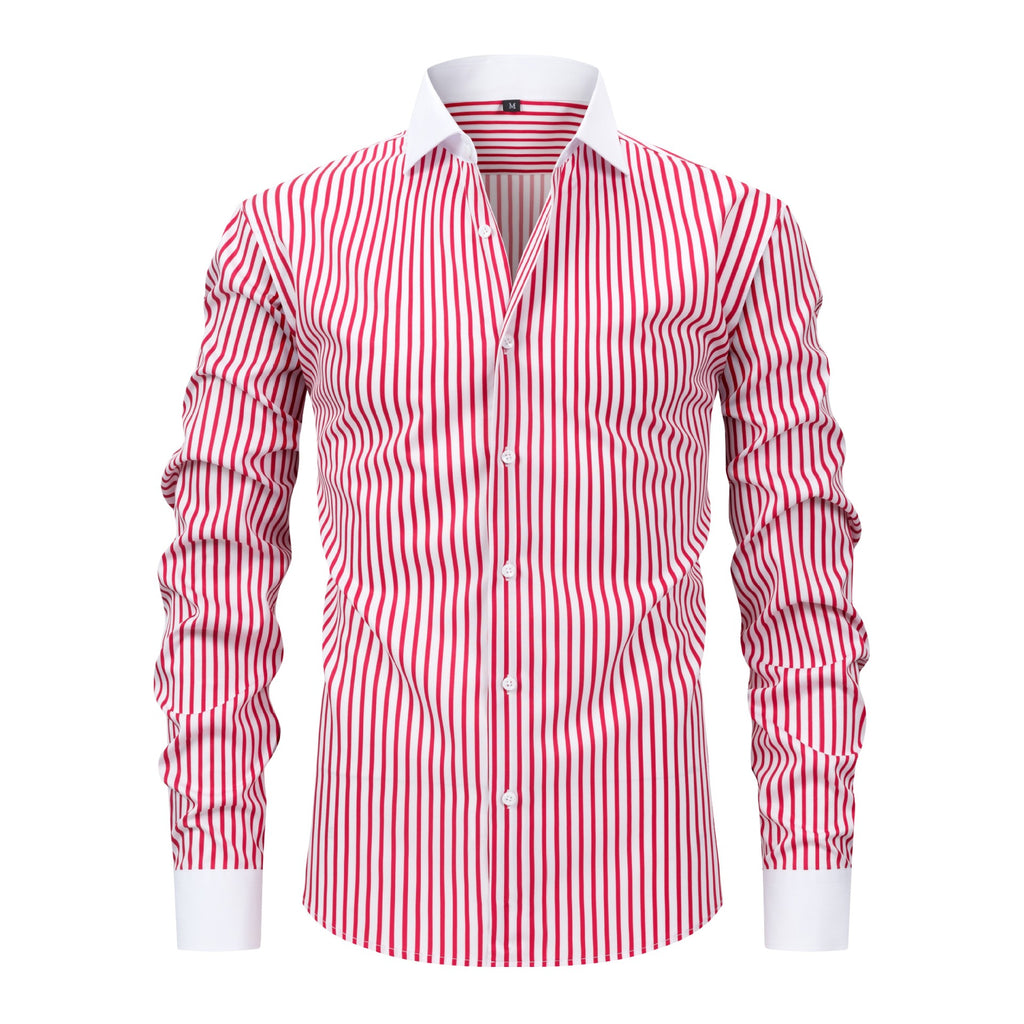 Herren Stretchhemd mit Windsor-Kragen – Bild 4 | LuxeStyle