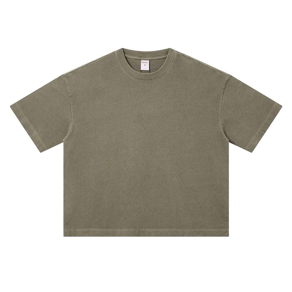 Retro-Waschung Unisex-Kurzarmshirt