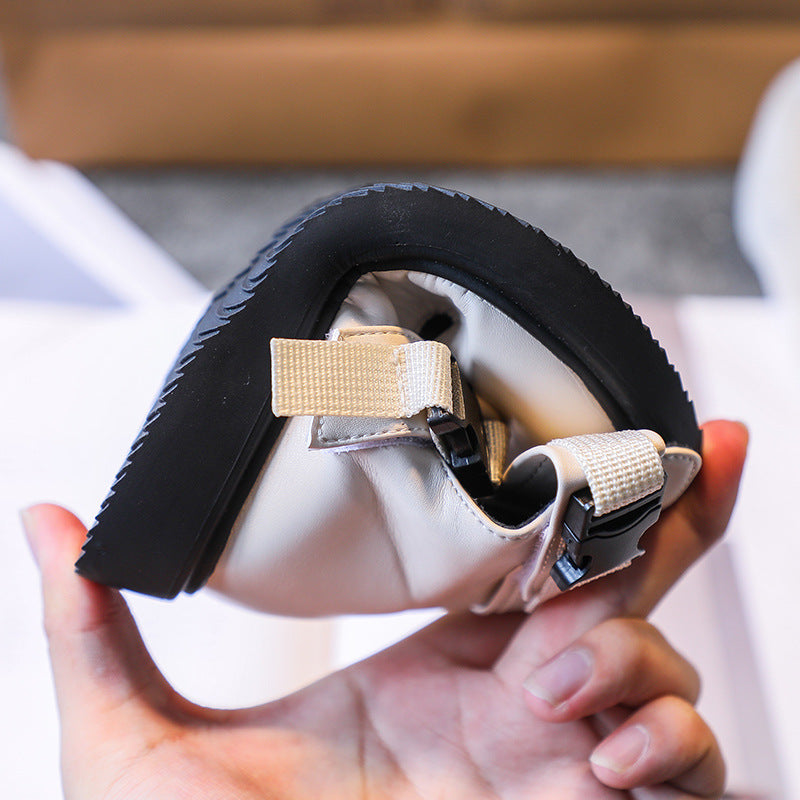 Mädchen Leder Boots mit mittlerem Schnitt – Bild 4 | LuxeStyle