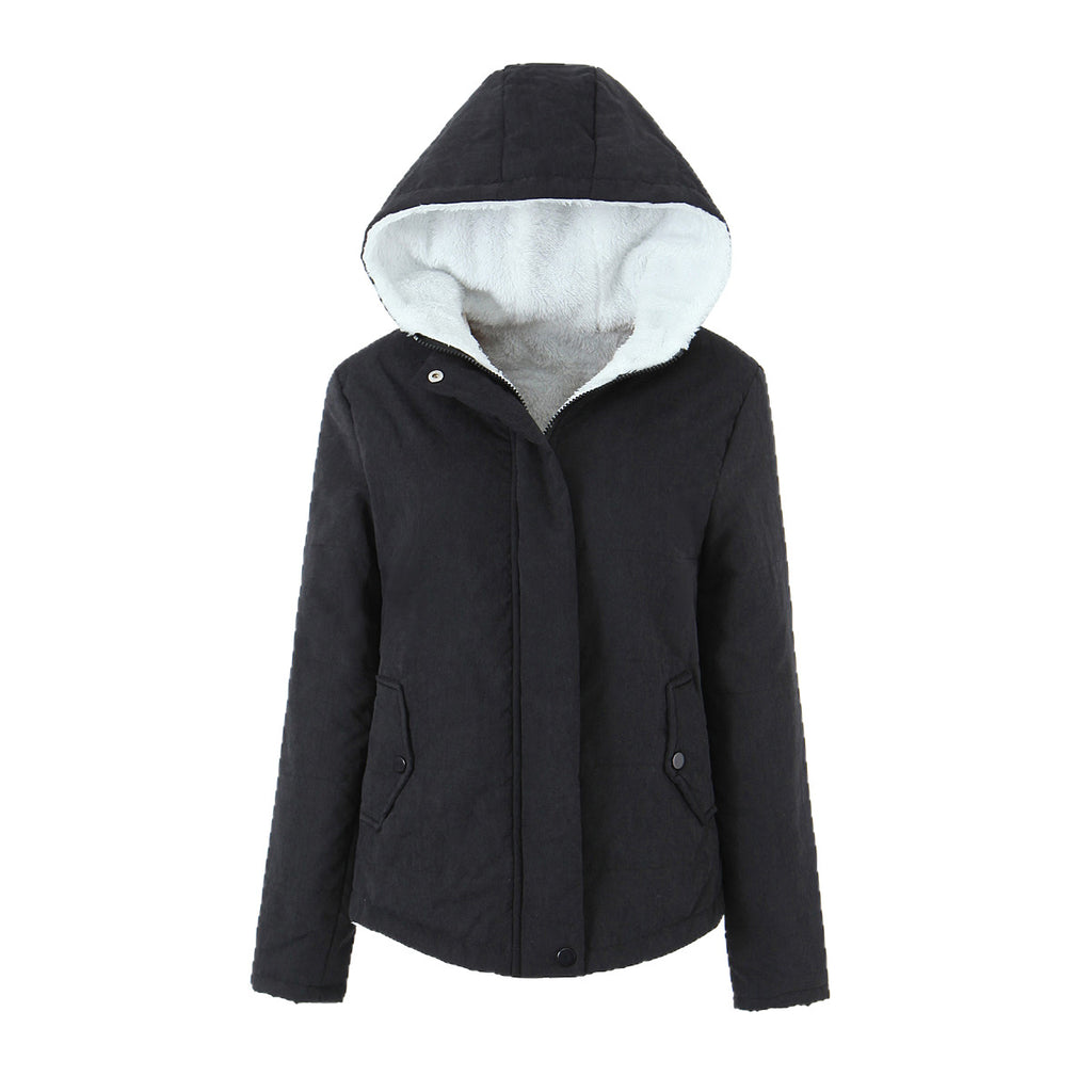 Gefütterte Kapuzenjacke für Damen