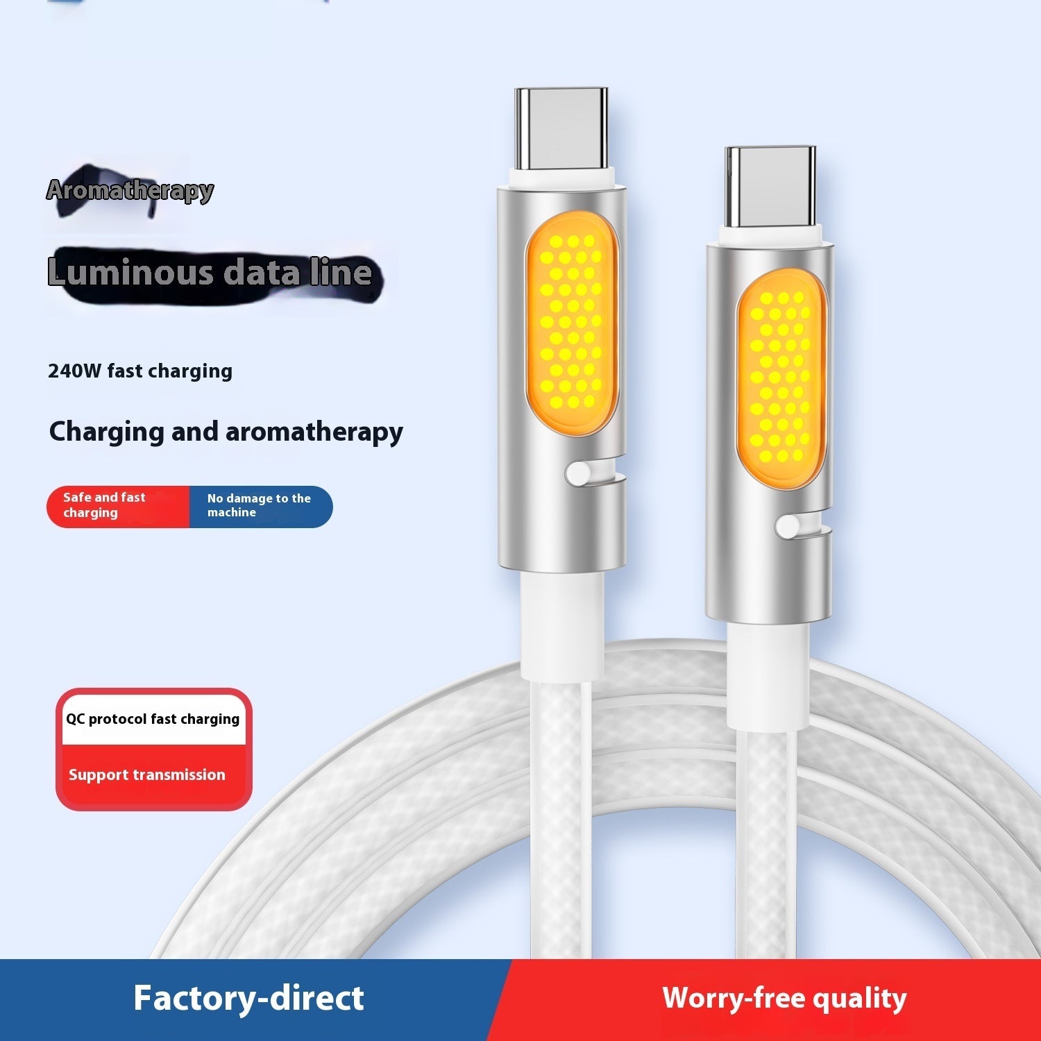 240W Datenkabel mit Aromatherapie & Licht