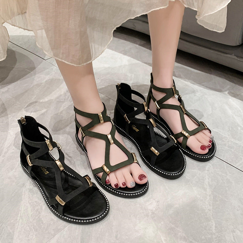 Modische Römersandalen mit Reissverschluss – Bild 3 | LuxeStyle