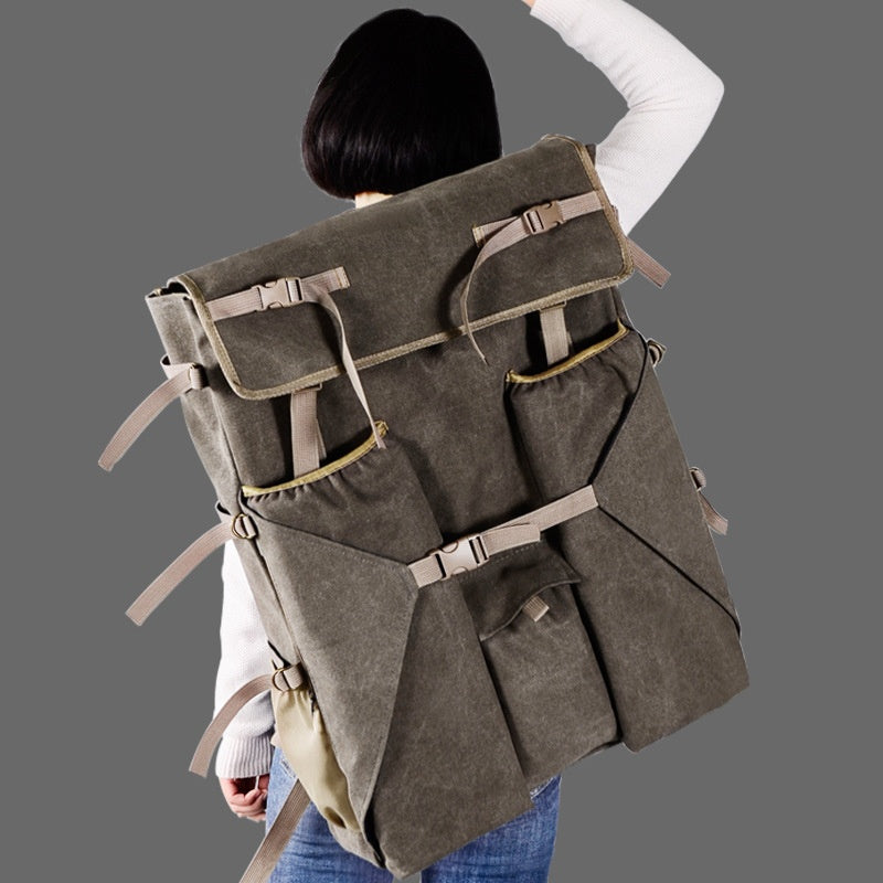 Künstler-Rucksack mit Stauraum