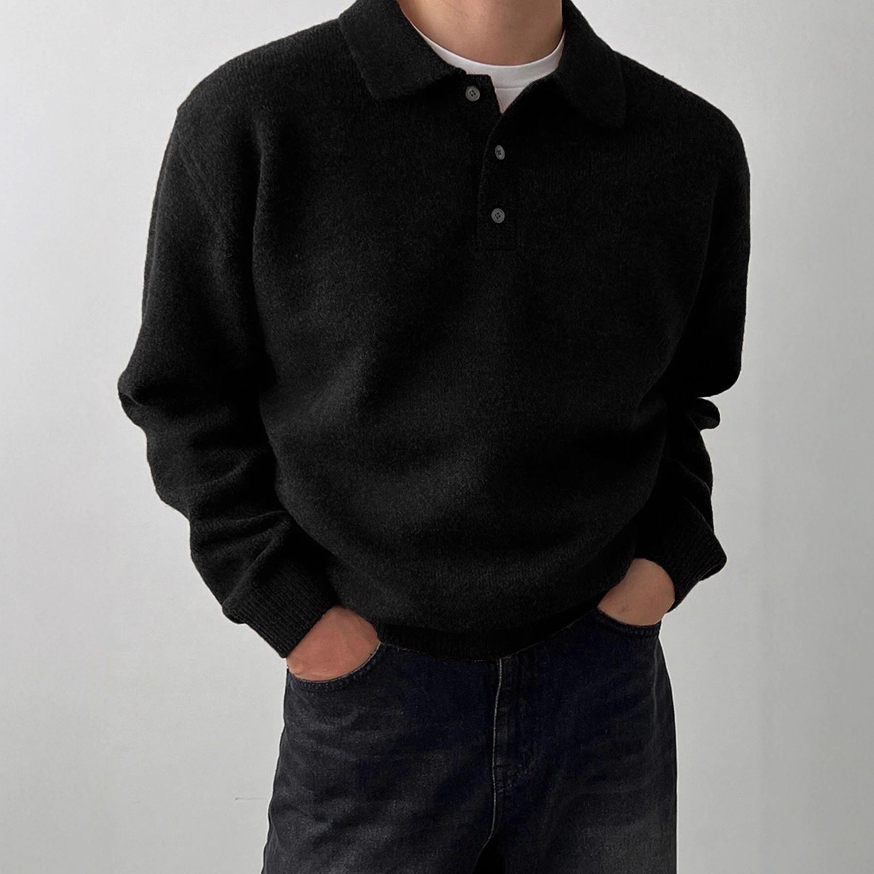 Turtleneck-Pullover für dicken Mantel