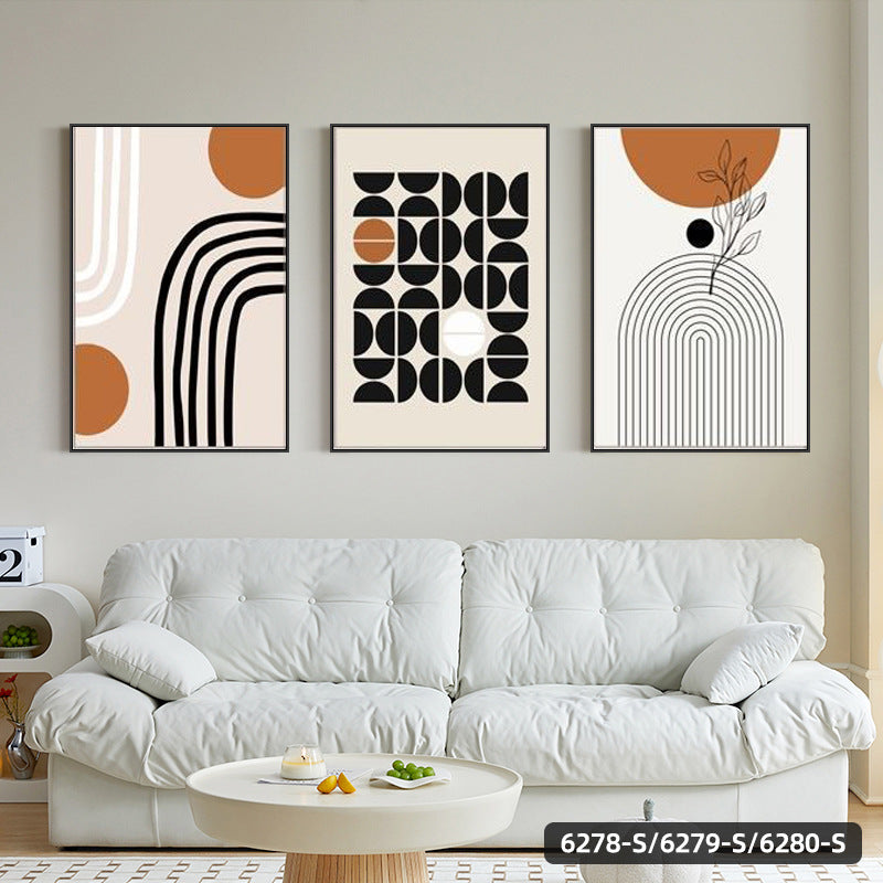 Abstrakte Wandbilder Morandi – 3er-Set – Bild 2 | LuxeStyle