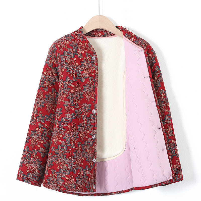 Floral Polyesterjacke für ältere Damen – Bild 13 | LuxeStyle