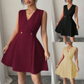 Kleines A-Linien-Kleid mit Buchstabenmuster
