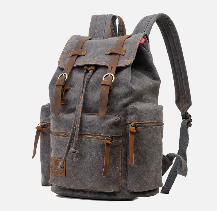 Vintage Rucksack mit grossem Fassungsvermögen – Bild 6 | LuxeStyle