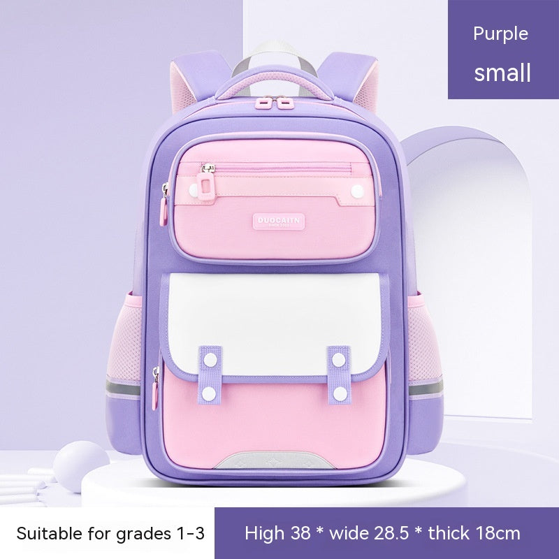 Schulrucksack Royalblau-Grün