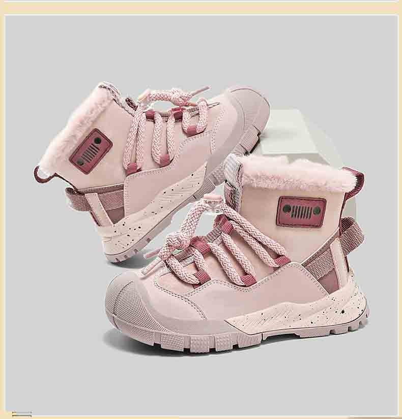 Wasserdichte Kinder-Sneaker mit Fleecefutter