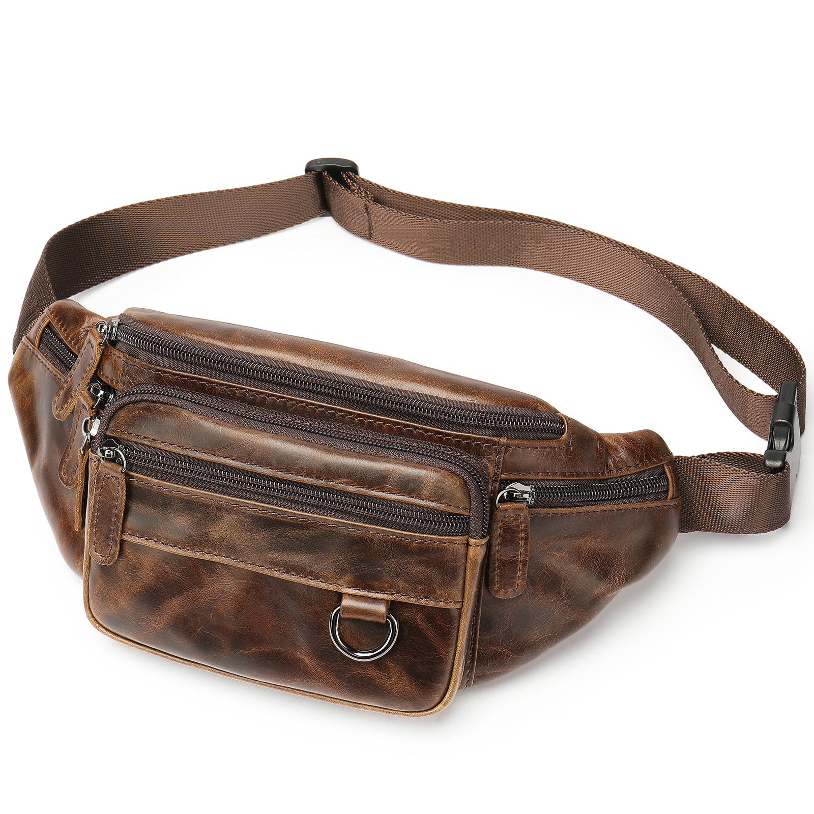 Leder-Handytasche für Herren, Crossbody