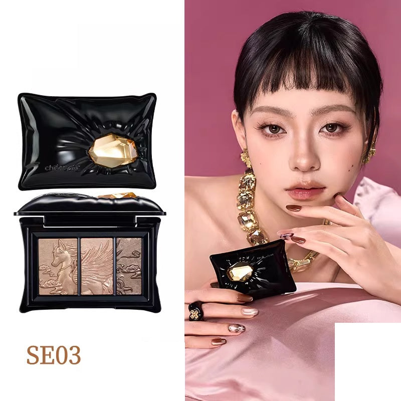 Tri-Color Lidschatten Palette & Highlighter Balm – Ansicht 5