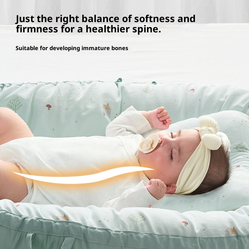 Babybett im Uterus-Design aus reiner Baumwolle