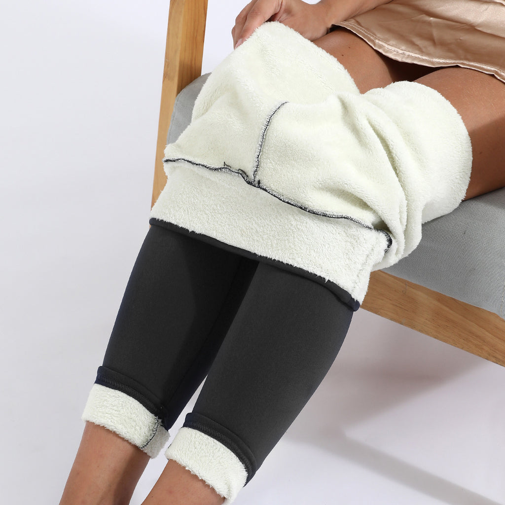 Warme Lammkaschmir Leggings für den Winter