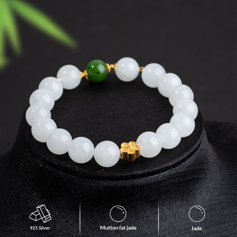 Armband aus natürlicher Hetian-Qinghai-Jade – Bild 5 | LuxeStyle