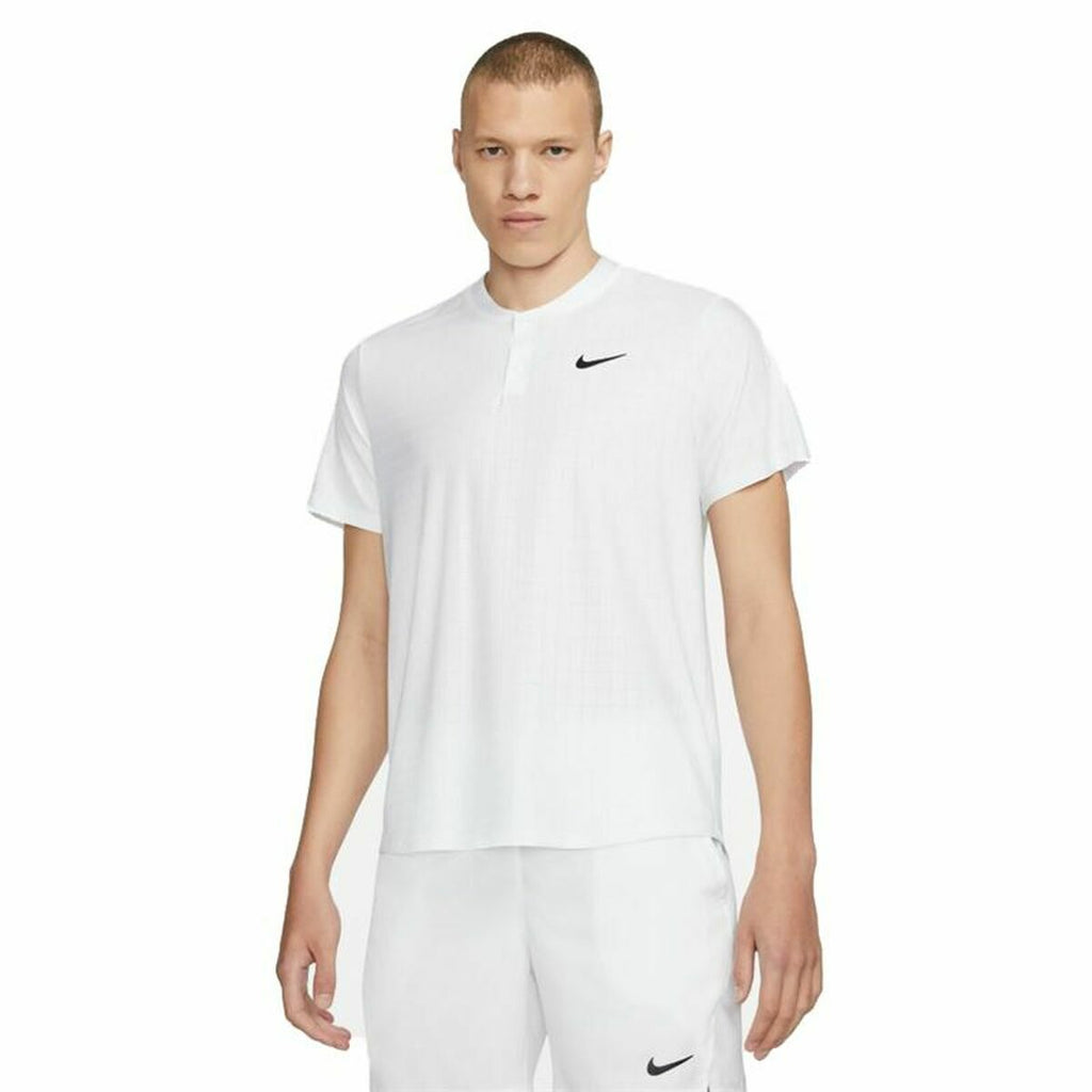Herren Kurzarm-Poloshirt Nike Court Dri-Fit Advantage Weiß – LuxeStyle Schweiz