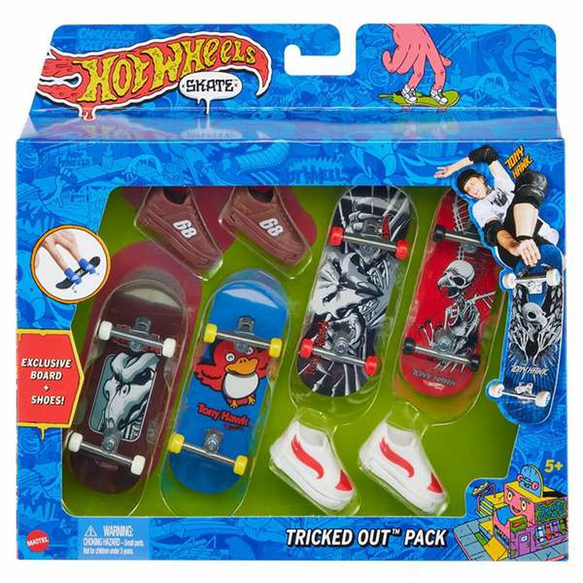 8er Finger-Skateboard Set: Coole Tricks für deine Finger!